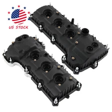Pair Engine Valve Cover Left&Right for Ford Explorer F-150 Taurus 3.5L 3.7L DOHC