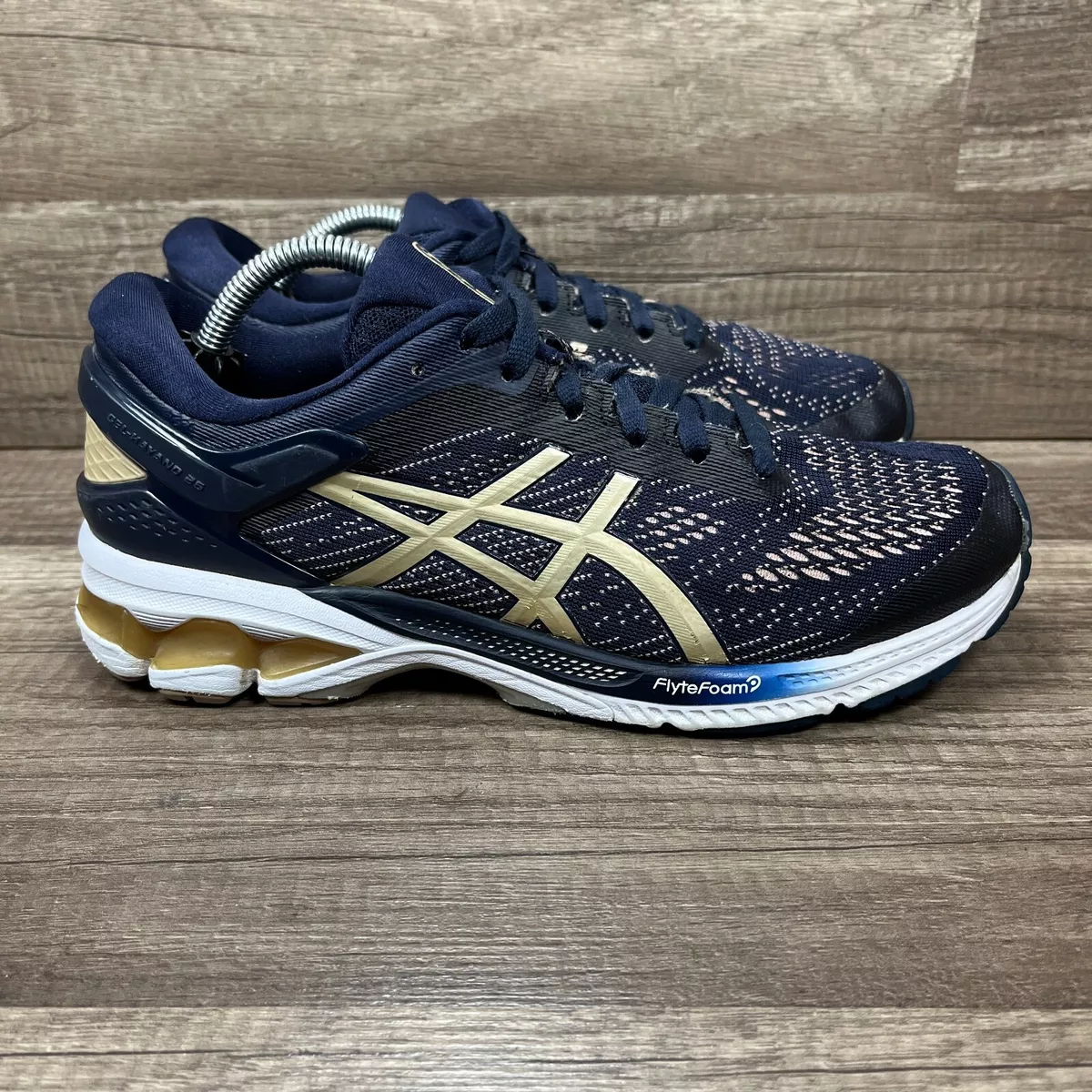 Gel kayano blue running cheap shoes