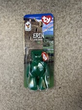 TY McDonald's Teenie Beanie - ERIN The Bear Irish 1999  5 inch 