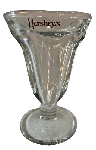 Hershey's Helado Helado Parfait Vaso/Vintage/Pedestal - Imagen 2 de 4