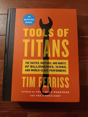 Tools of Titans, Tim Ferris, Hardcover 