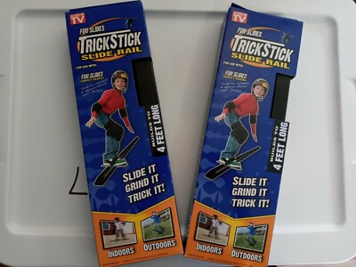 Lot 2.  Fun Slide TrickStick Trick Stick Slide Rail Expandable As Seen On TV A-2