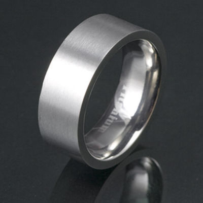 TITAN Ring - BASIC GERADE - Schmuck Titanium Titanring - NEU Geschenk