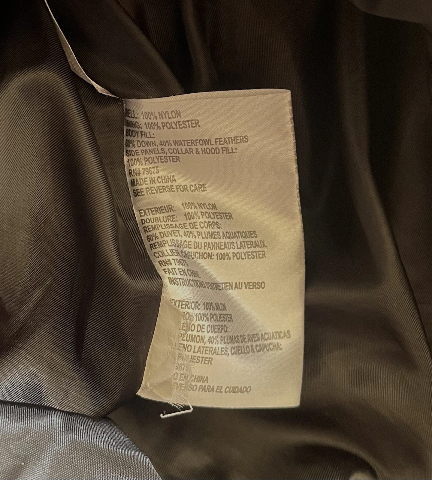 Cappotto donna lungo invernale imbottito Michael Kors taglia small full zip imbottitura oro