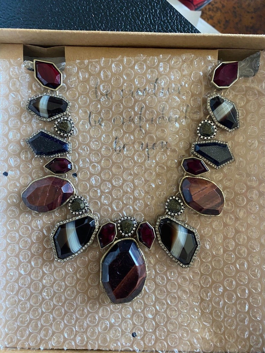 Chloe Isabel Rebel Red Tiger Eye Statement Necklace ($129 value