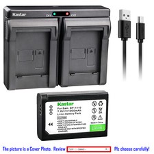Kastar Battery Dual USB Charger for ED-BP1410 BP1410 & Samsung Digimax WB2200F