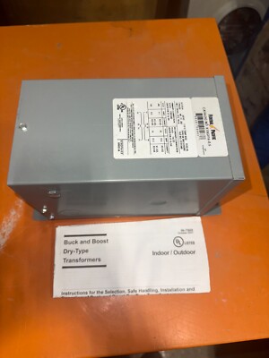 (NEW) Federal Pacific K1XGF16-0.5 Buck-Boost Transformer, 0.5 kVA, 120 X 240V
