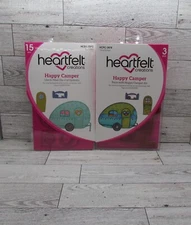 Heartfelt Creations Stamp & Die Combo ~ Happy Camper HCPC-3878, HCD1-7242 NEW