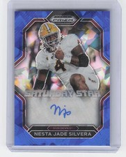 2023 Prizm Draft Picks #SSS-NJS Nesta Jade Silvera Saturday Star Auto Blue #/75