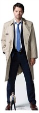 Castiel from Supernatural Cardboard Cutout with FREE Mini - Misha Collins