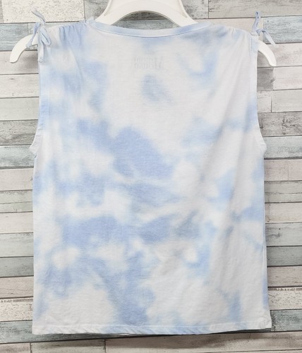 Disney Minnie Mouse Shirt Girls XL 14 16 Americana Tie-Dye Short Sleeve Blue - Picture 3 of 5