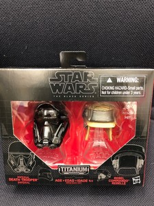 star wars the black series titanium series helmets