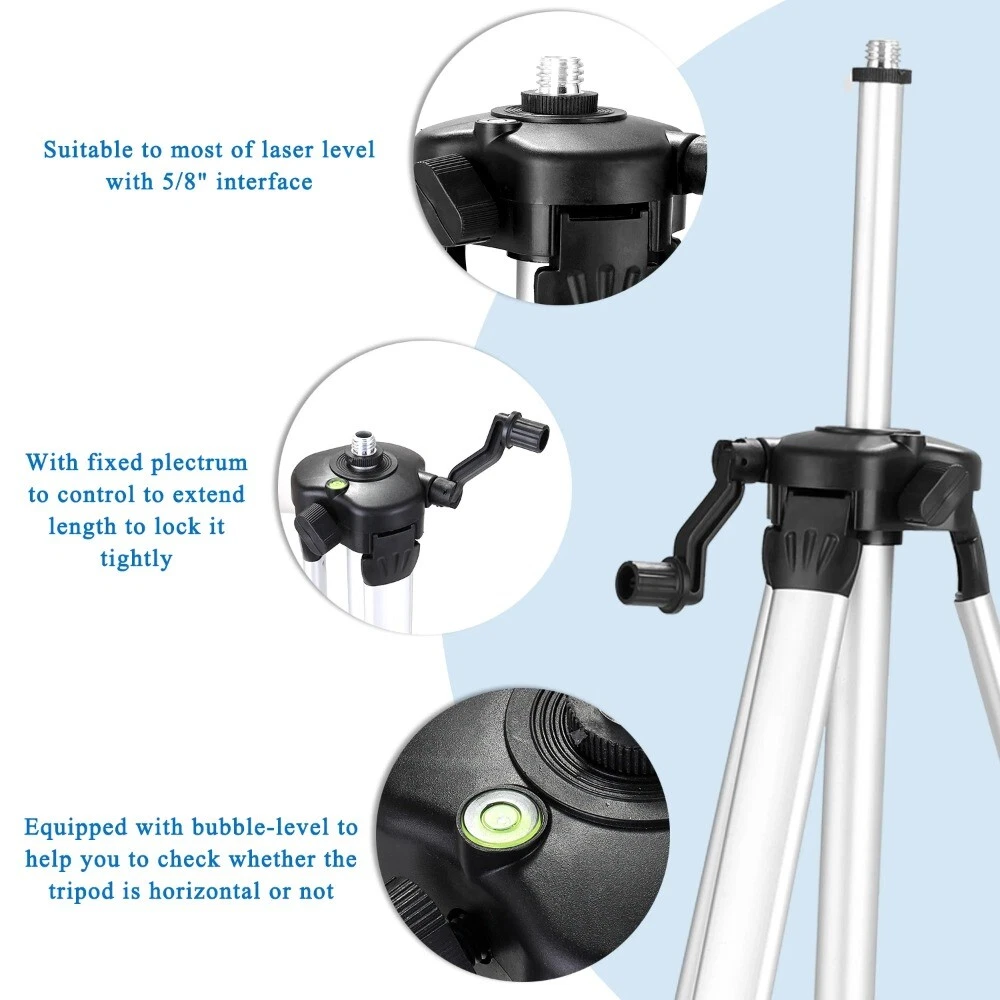 Rechargeable Laser Level with Vertical Cross Lines and Lithium Battery