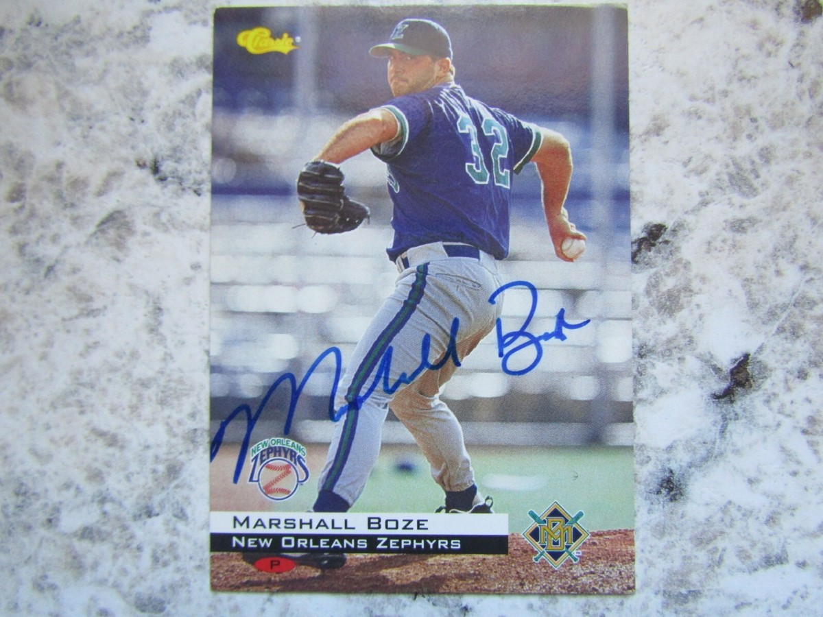 Brewers Marshall Boze Signed Autographed 1994 Classic New Orleans