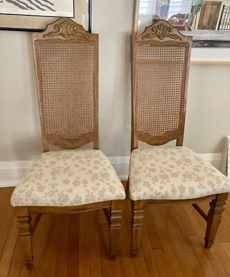 #ad #ad 2 Vintage STANLEY FURNITURE Italian Provincial Cane Back Dining Side Chair $109.99