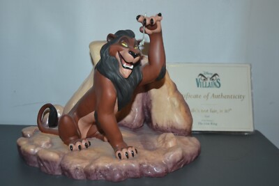 WDCC Walt Disney Classics Scar ''Life's NOT Fair, Is It?'' König der Löwen Villians