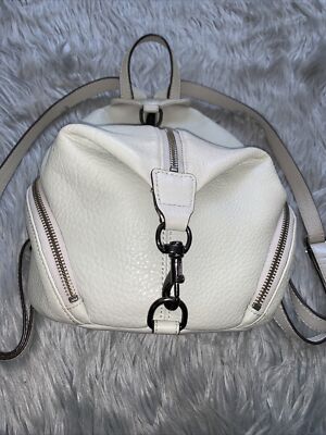 Rebecca Minkoff Light Gray Julian Backpack | eBay display picture 3
