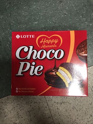 Lotte Choco Pie Cake Desert Chocolate Covered 1 BOX 12 PCS * USA SELLER