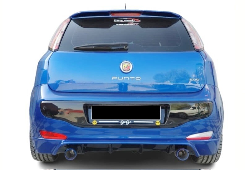 Spoiler Posteriore Per Fiat Grande Punto/Evo (2005-2018) – ABS Nero, Accessorio Esterno Sportivo E Resistente