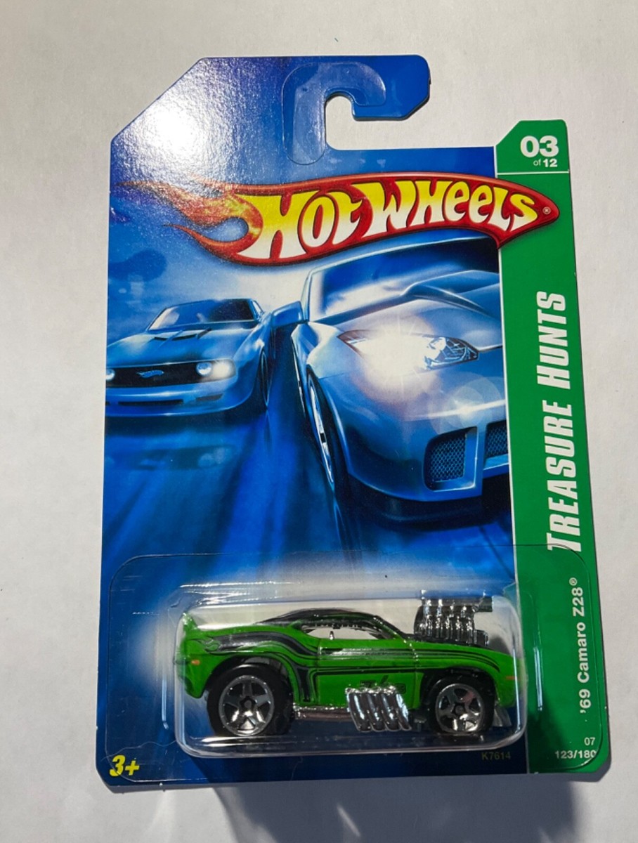 Hot Wheels 2007 Treasure Hunt '69 Camaro Z28 Green | eBay