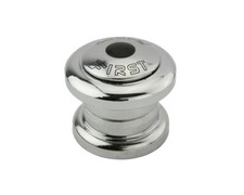 ALTA Bicycle Headset Threadless 1X30MMX27MM Steel Chrome Full Set Headset