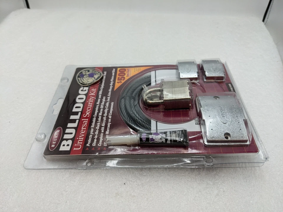 Belkin Bulldog Universal Security Kit Aircraft Quality Heavy Duty Lock Computer - Image 4 of 4