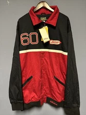RARE STALL & DEAN CHICAGO ROCKETS AAFC FOOTBALL EXTRA BUTTONS JACKET MEN'S 5XL
