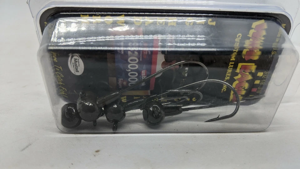 War Eagle 夹头蠕虫套件 5 包 3/16 盎司 绿色南瓜, 贝斯, 派克, 瓦莱 — 第 2/3 张图片