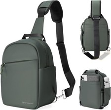 K F CONCEPT Small Camera Bag for Photographer, Camera Sling Crossbody bag DSLR