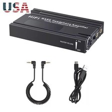 16-600  HIFI Headphone Amplifier Portable Earphone AMP 3.5mm w/ Audio USB Cable