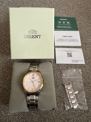 Orient RNAC0013S Automatik Armbanduhr Modern Silber Zifferblatt Herren Band