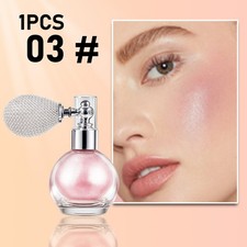 Body Glitter Spray Highlighter Mist for Face Hair Makeup Glow Festival Cosmetic