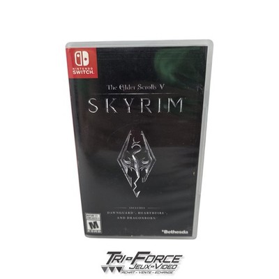 Elder Scrolls V Skyrim Nintendo Switch NO GAME REPLACEMENT CASE ONLY