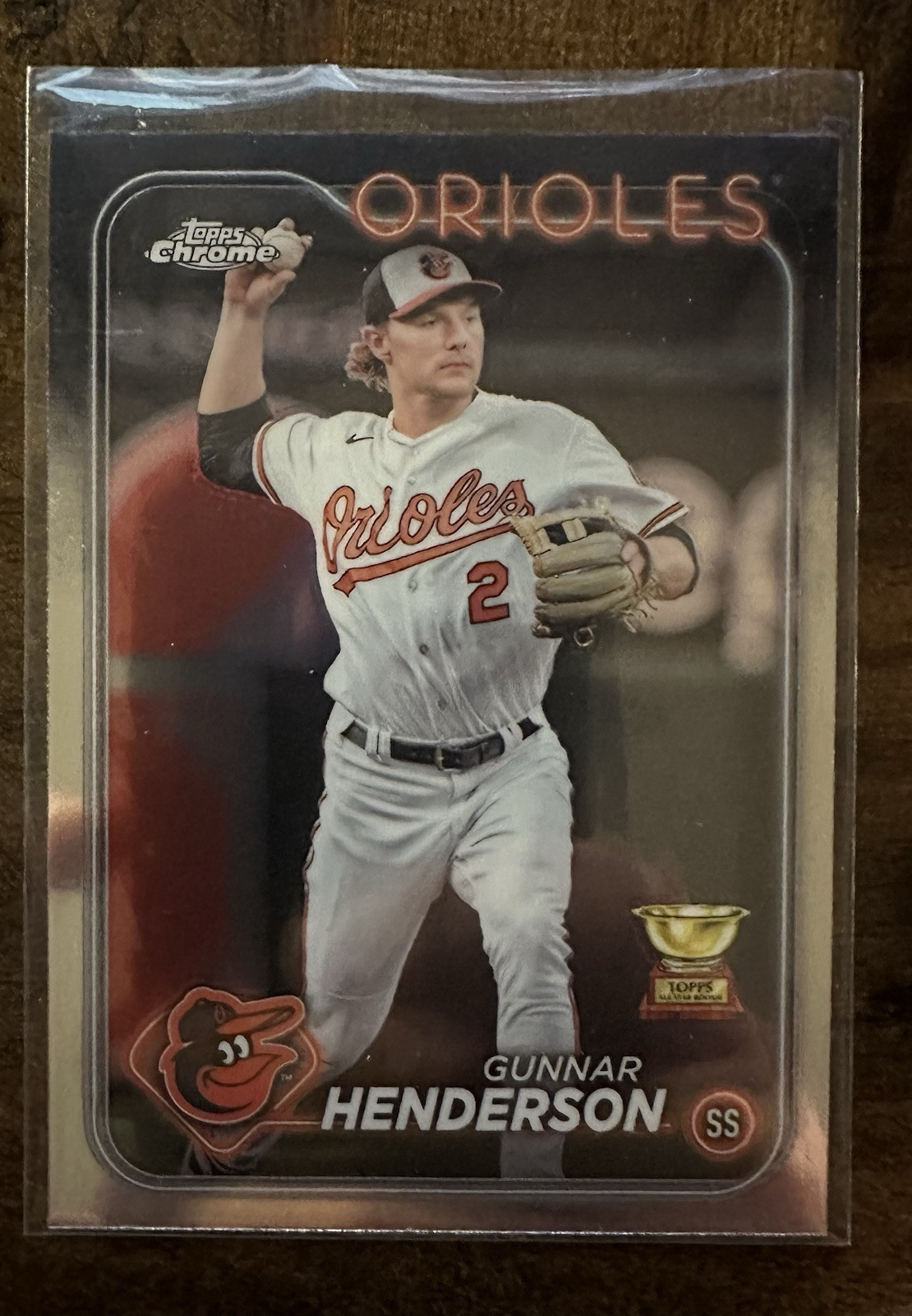 2024 Topps Chrome - Refractor #36 Gunnar Henderson - Baltimore Orioles