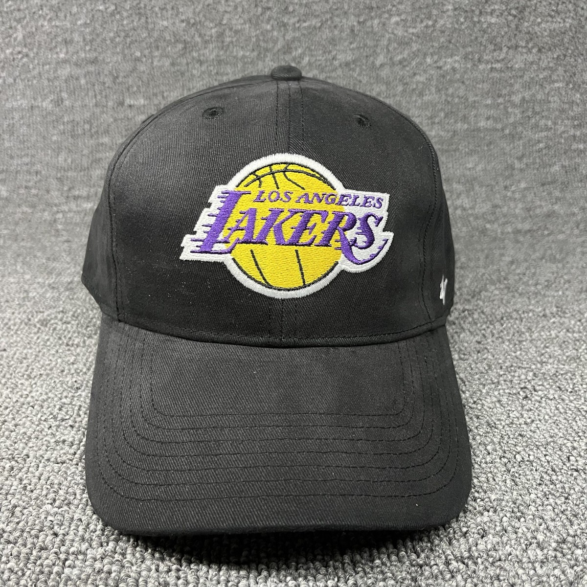 47 Brand Los Angeles Lakers Black Adjustable Baseball Cap Hat