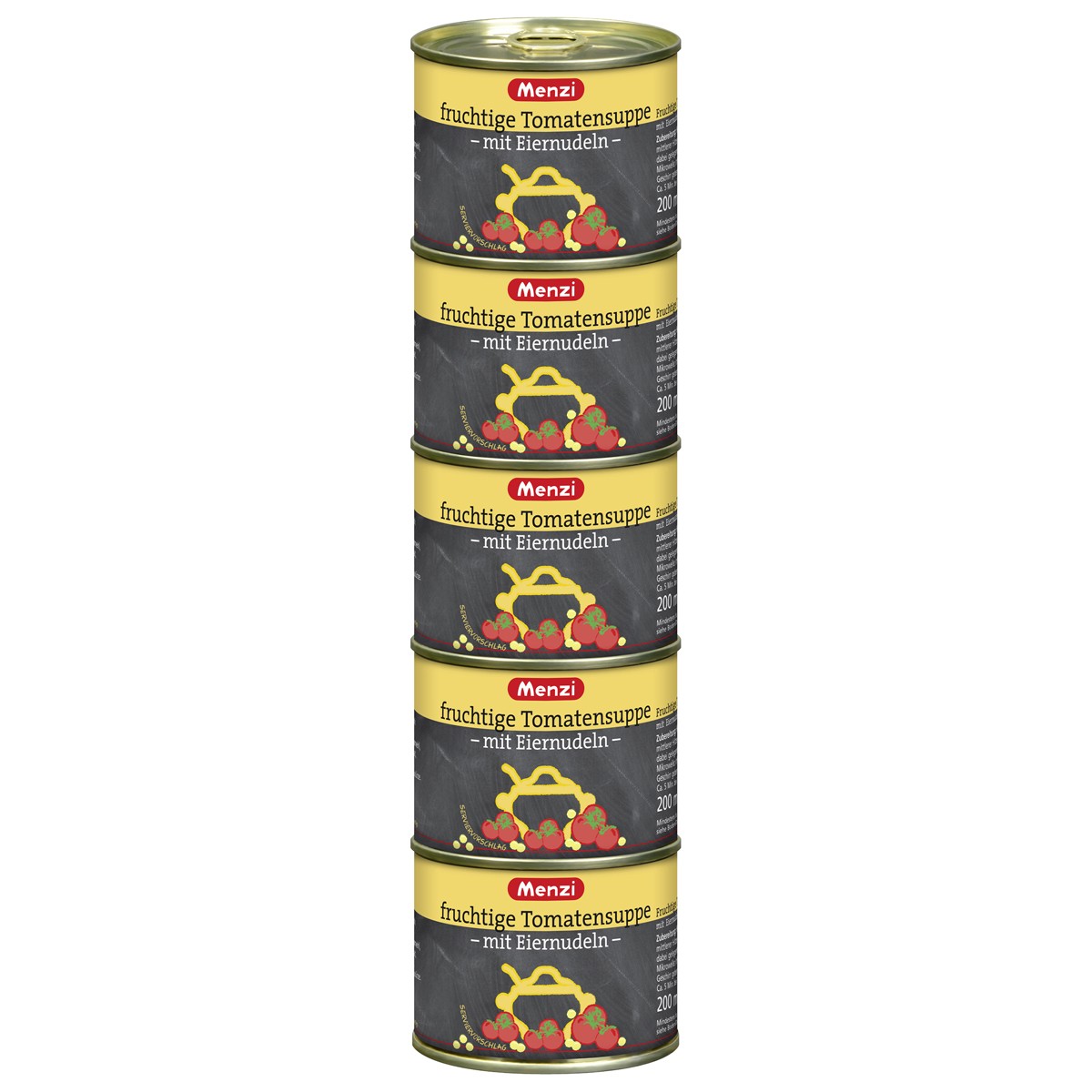 Menzi Sopa De Tomate Con Fideos De Huevo Vegetariana 1000ml