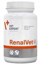 VetExpert RenalVet 60 – Niere Hund Katze Phosphatbinder Twist Off CKD
