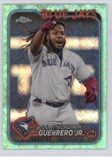 2024 Chrome Logofractor Edition Aqua Refractor /199 Vladimir Guerrero Jr #78 1n4