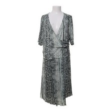 Container, Kleid, Größe: XL, Grün/Weiß, Elasthan/Viskose, Schlangenhaut #cB4