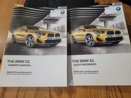 2018 BMW X2   OWNERS MANUAL & CASE ( QUICK REF ) - Afbeelding 1 van 10