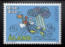 2001 Aland Europa CEPT Water MNH