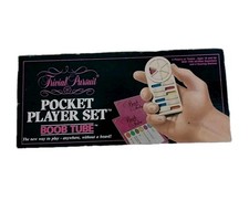 1987 Vintage Trivial Pursuit Pocket Player Set - Boob Tube Edition. Open Box