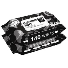 Electronic Wipes Screen Cleaner 70 Ct Pack of 2 , XL 8x10 Inch