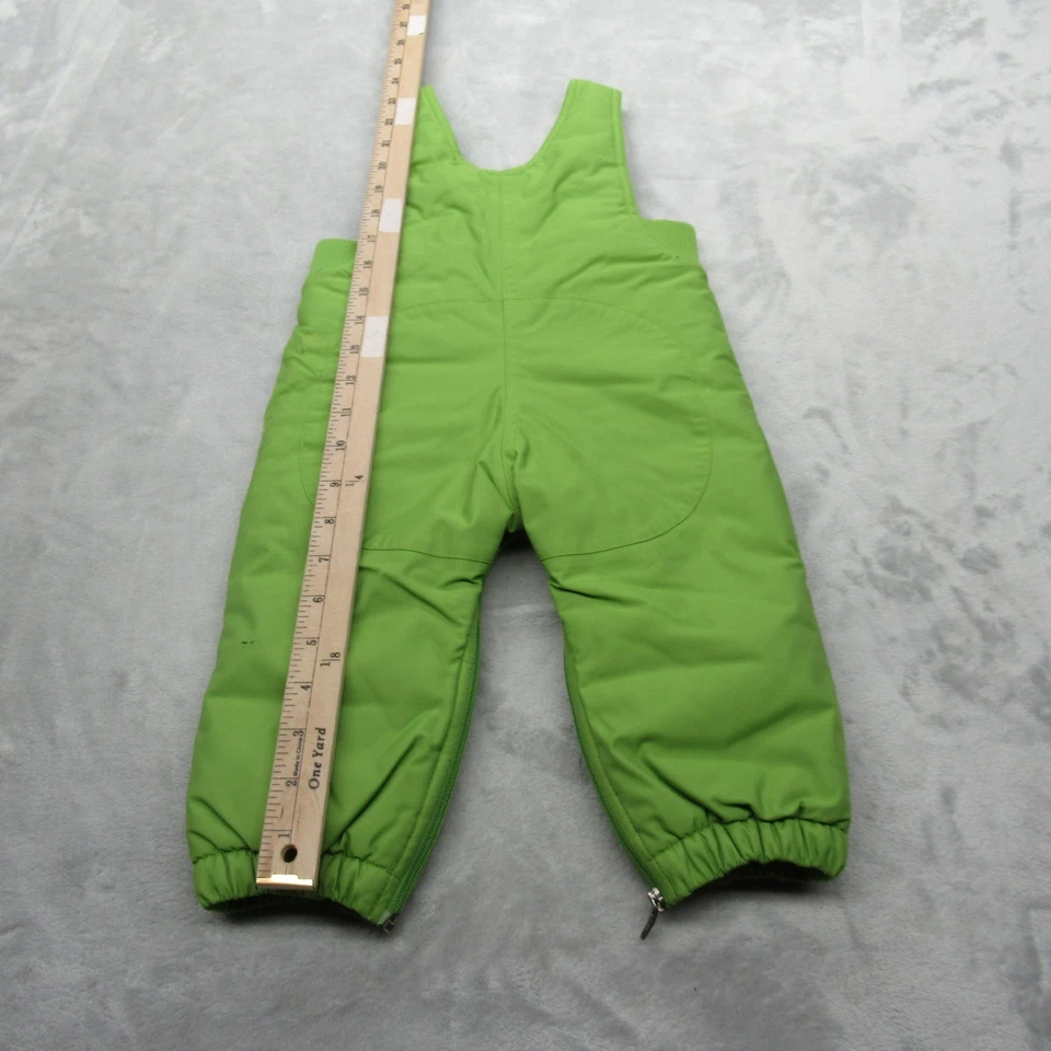 Patagonia Overalls 婴儿 3M 绿色隔热防水全拉链腿垫骑手 — 第 3/4 张图片