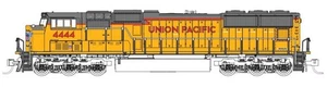 NIB KATO 176-7618 EMD SD70M with Flat Radiators - DC Union Pacific #4444 N Scale