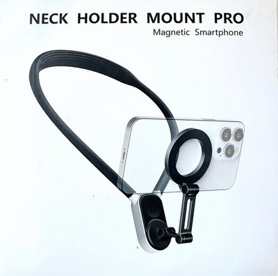 Ergonomic Magnetic Neck Phone Holder - Perfect for Creating Stunning Vlog Videos