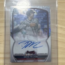 Topps 2023 Bowman Chrome David McCabe Autograph Mojo #BCMA-DM Atlanta Braves