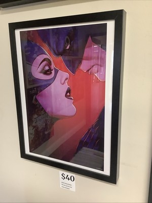 CATWOMAN #34 Cover Art Print Jenny Frison, W/ Frame, Batman