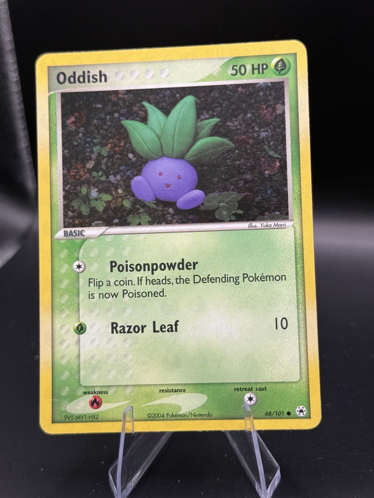 Oddish - 68/101 - Pokemon Hidden Legends Reverse Holo Rare NM