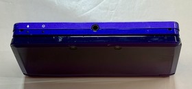 Midnight Purple Nintendo 3DS Handheld Console - OEM Charger - Tested - Mario